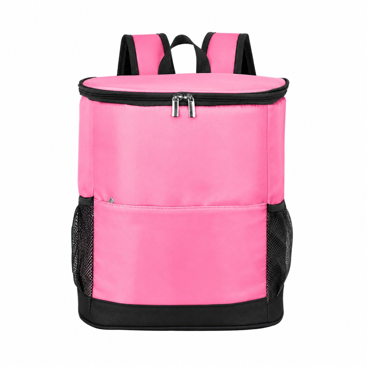 Nylon Backpack Cooler — Pink