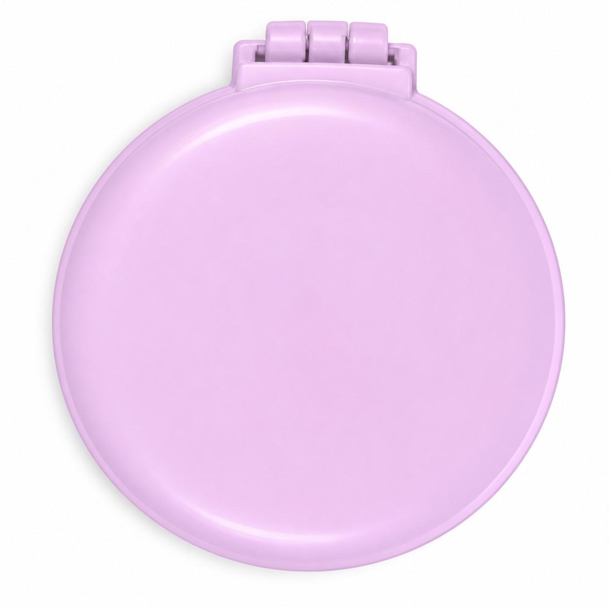 Foldable Hair Brush With Round Mirror — view 2