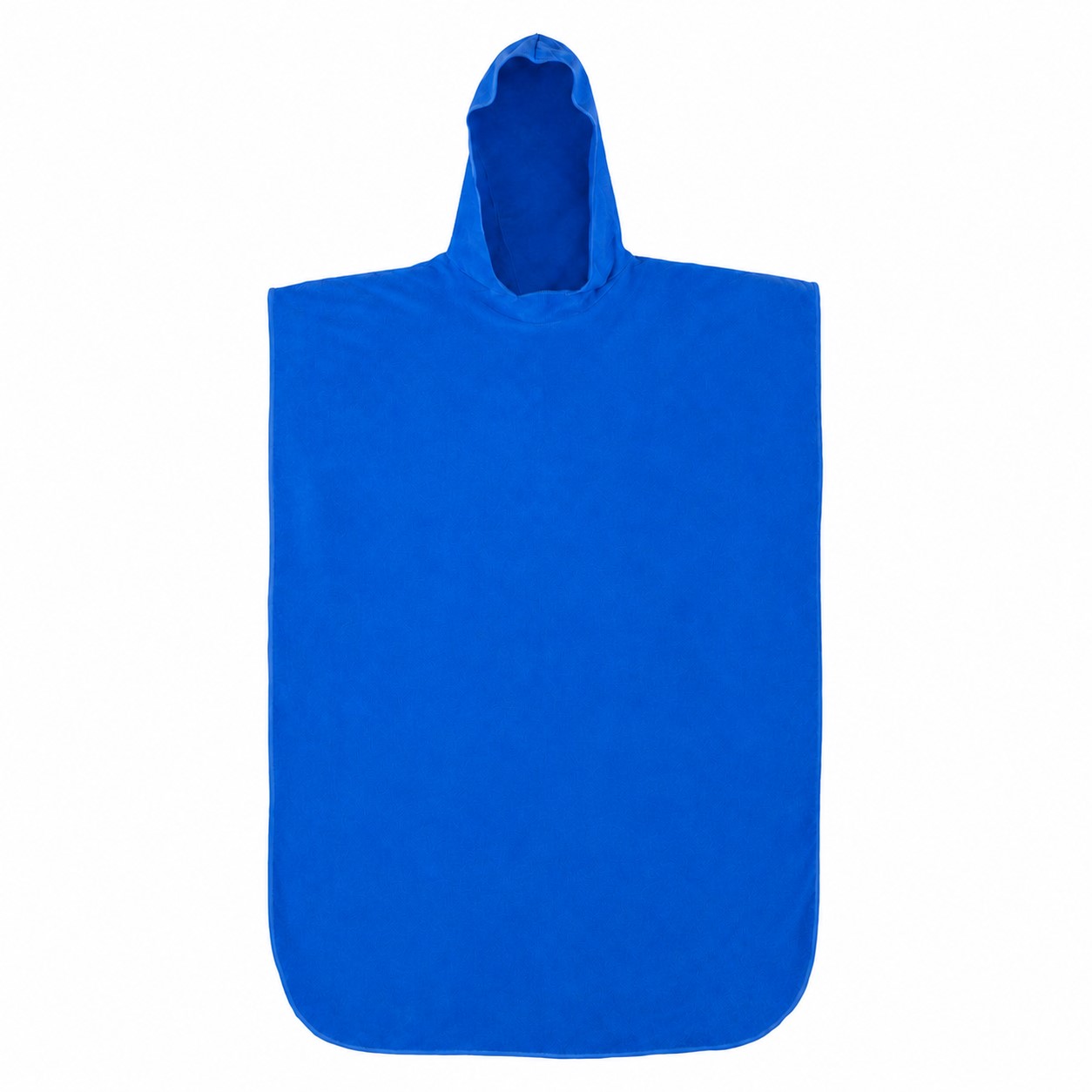 Adult Hooded Towel Poncho — Blue