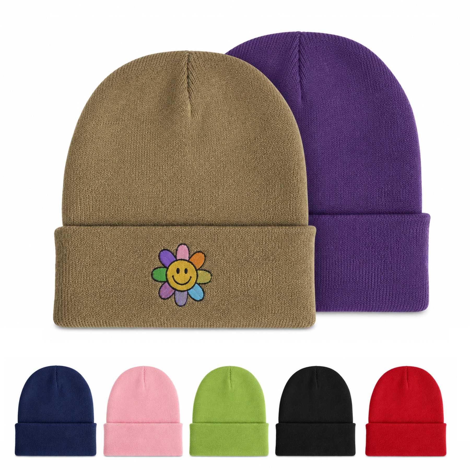 Snug Crown Acrylic Cuff Beanie