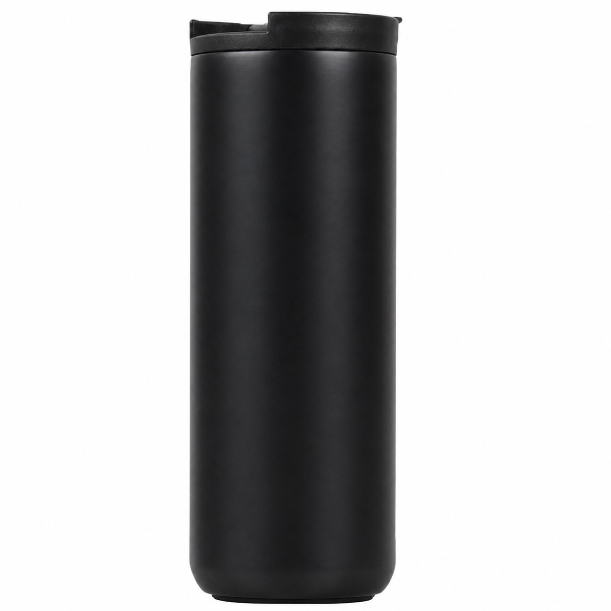 Cylindrical Stainless Steel Insulated Travel Mug — view 2