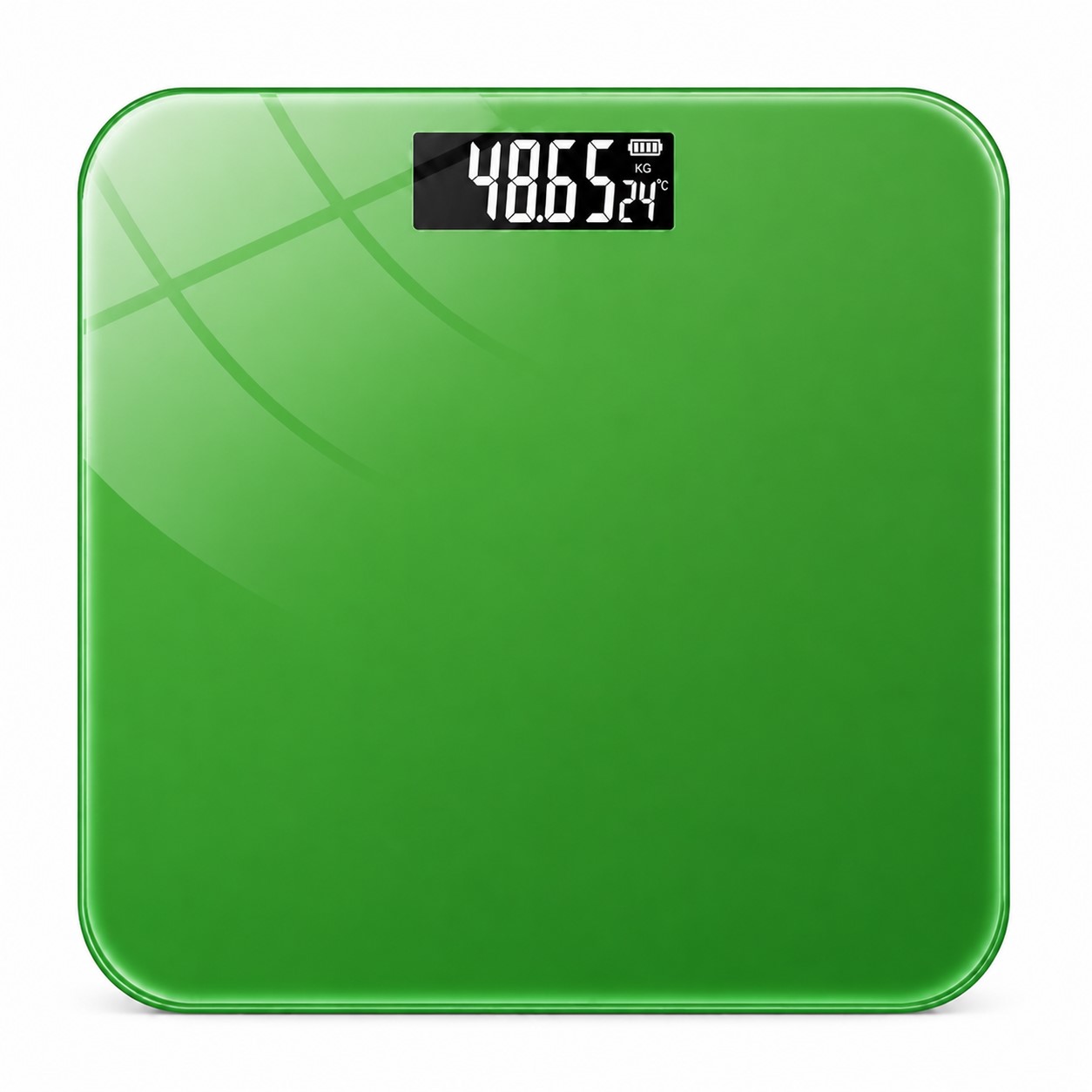 Smart Plastic Bathroom Scale — Green