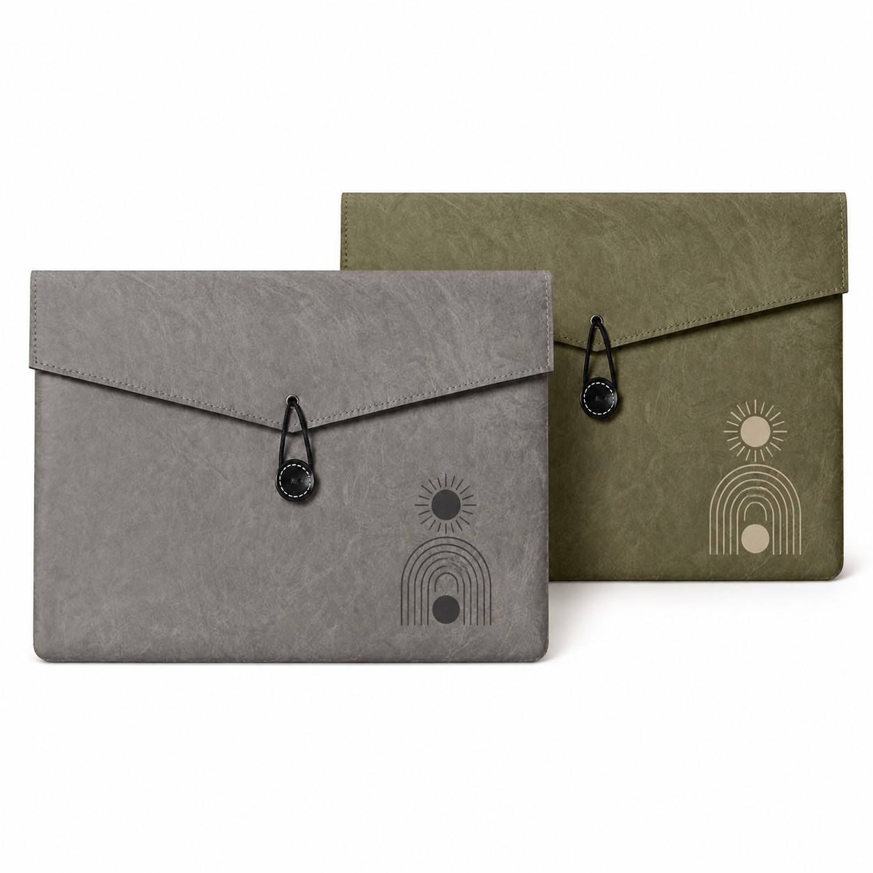 Synthetic Rubber Laptop Sleeve With Plush Lining