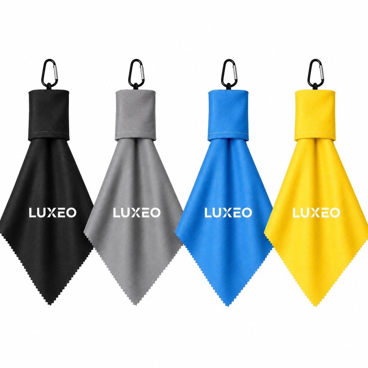 Foldable Microfiber Optical Cloth Buckle Pouch