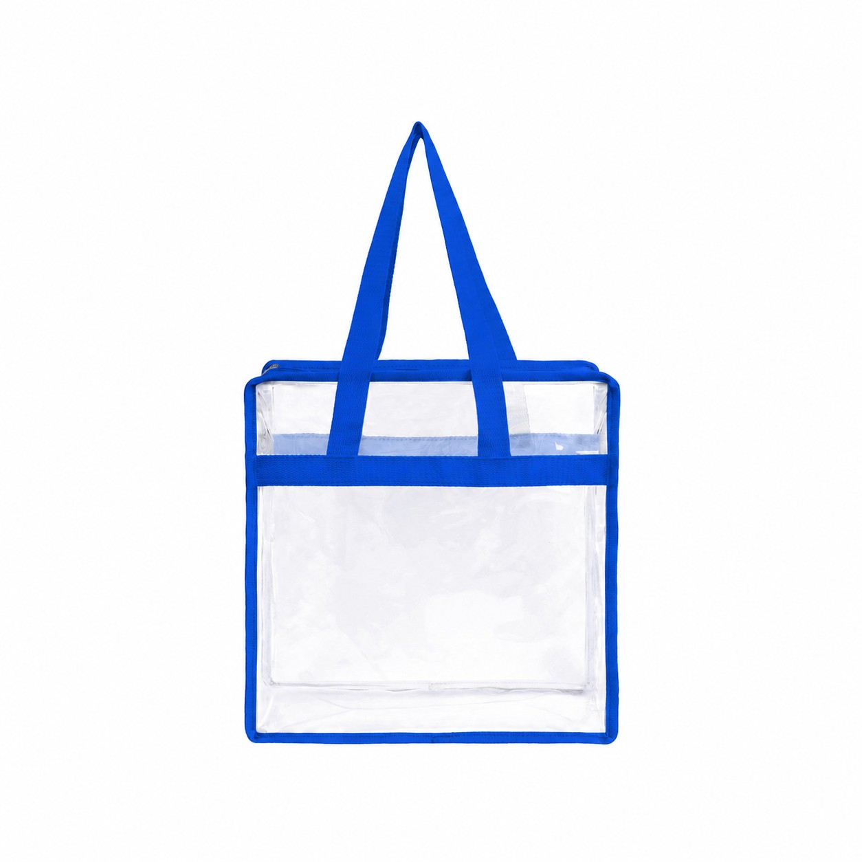 PVC And Polyester Tote Bag — Royal Blue