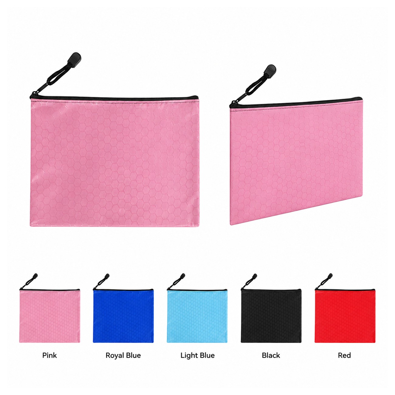 Zippered Storage Canvas Travel Pouch