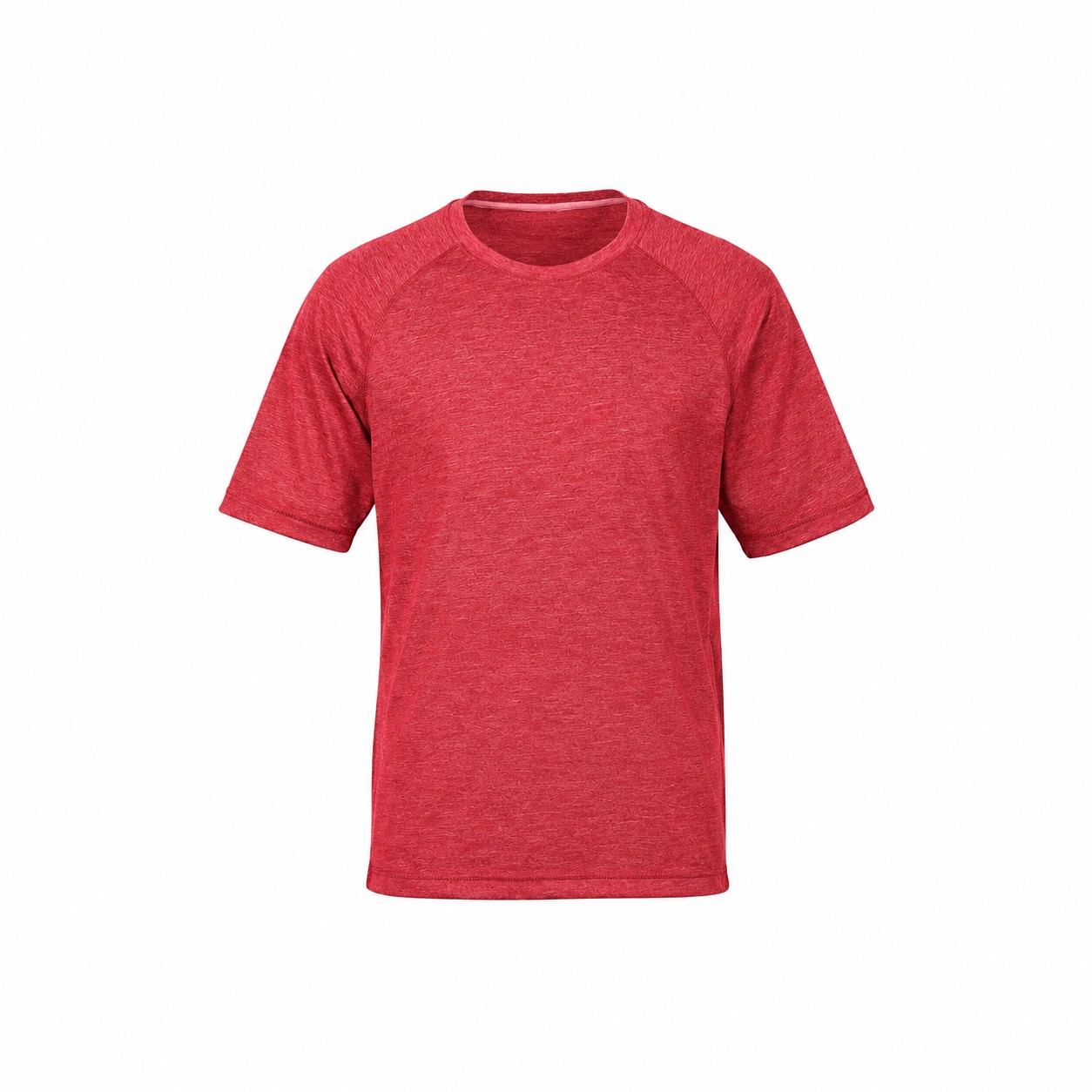 Men's Tri-Blend Moisture-Wicking Raglan T-Shirt — Red