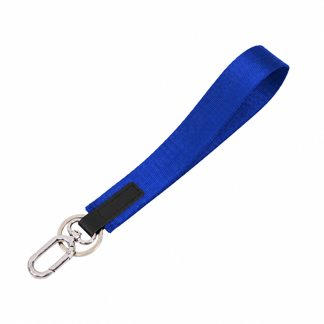 Nylon Keychain Wrist Lanyard — Royal Blue