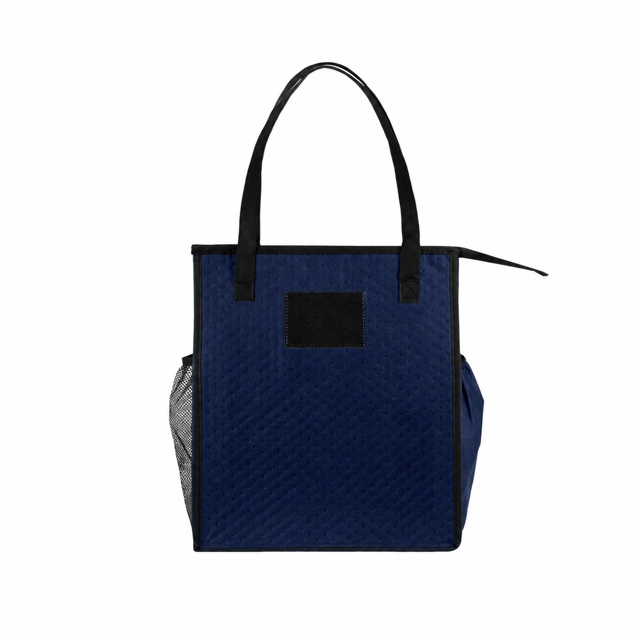 Reinforced Handles Cooler Bag — Navy Blue