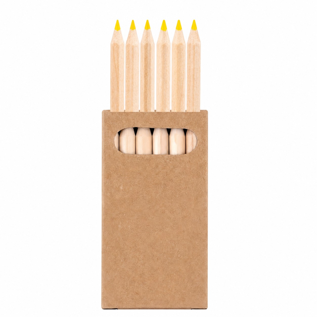 Mini Wood Colored Pencil Set — Yellow