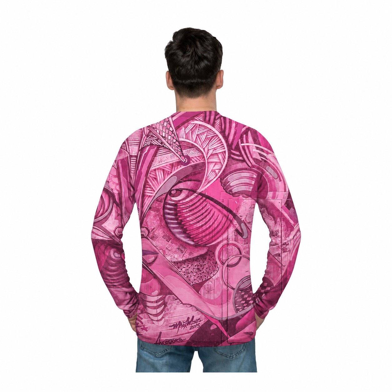 Long Sleeve Performance T-Shirt — Pink