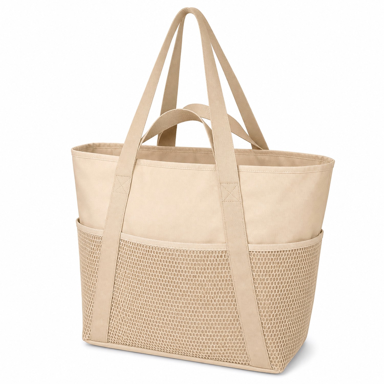 Polyester Beach Tote With Zipper Closure — view 2