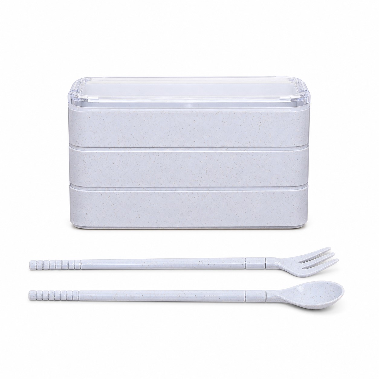 Three Tier Wheat Straw Lunch Box — view 2