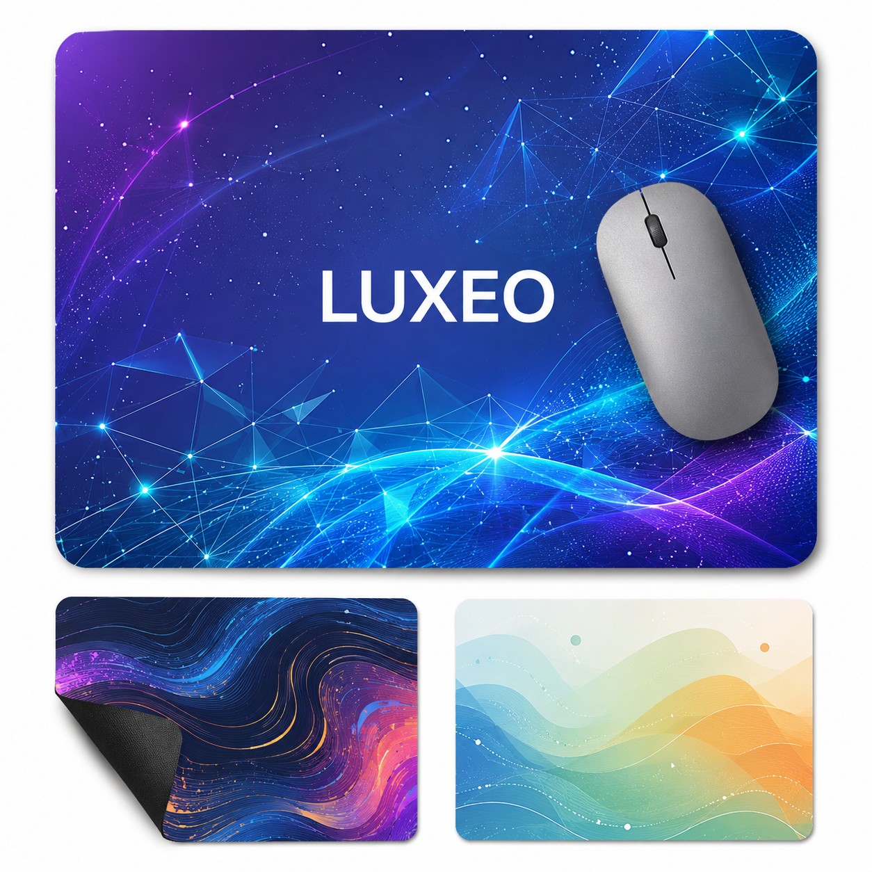 Fabric Mouse Pad With Rubber Foam Base