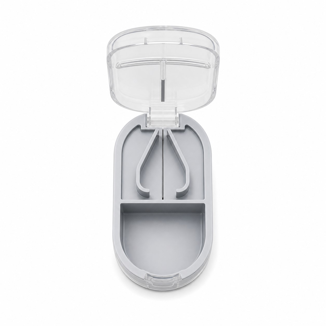 Small Pill Cutter With Dose Storage — view 2