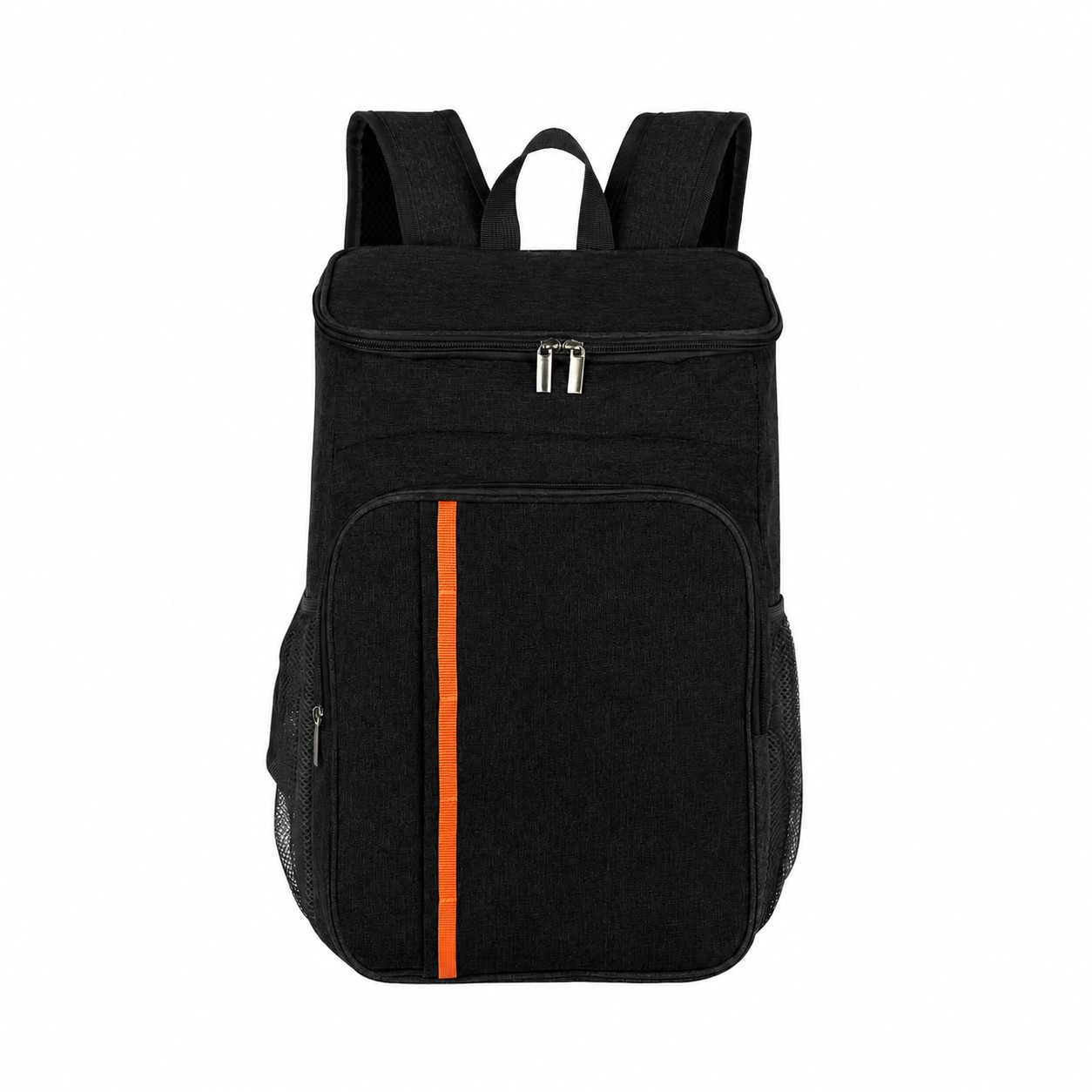 24 Can 600D Polyester Backpack Cooler — Black