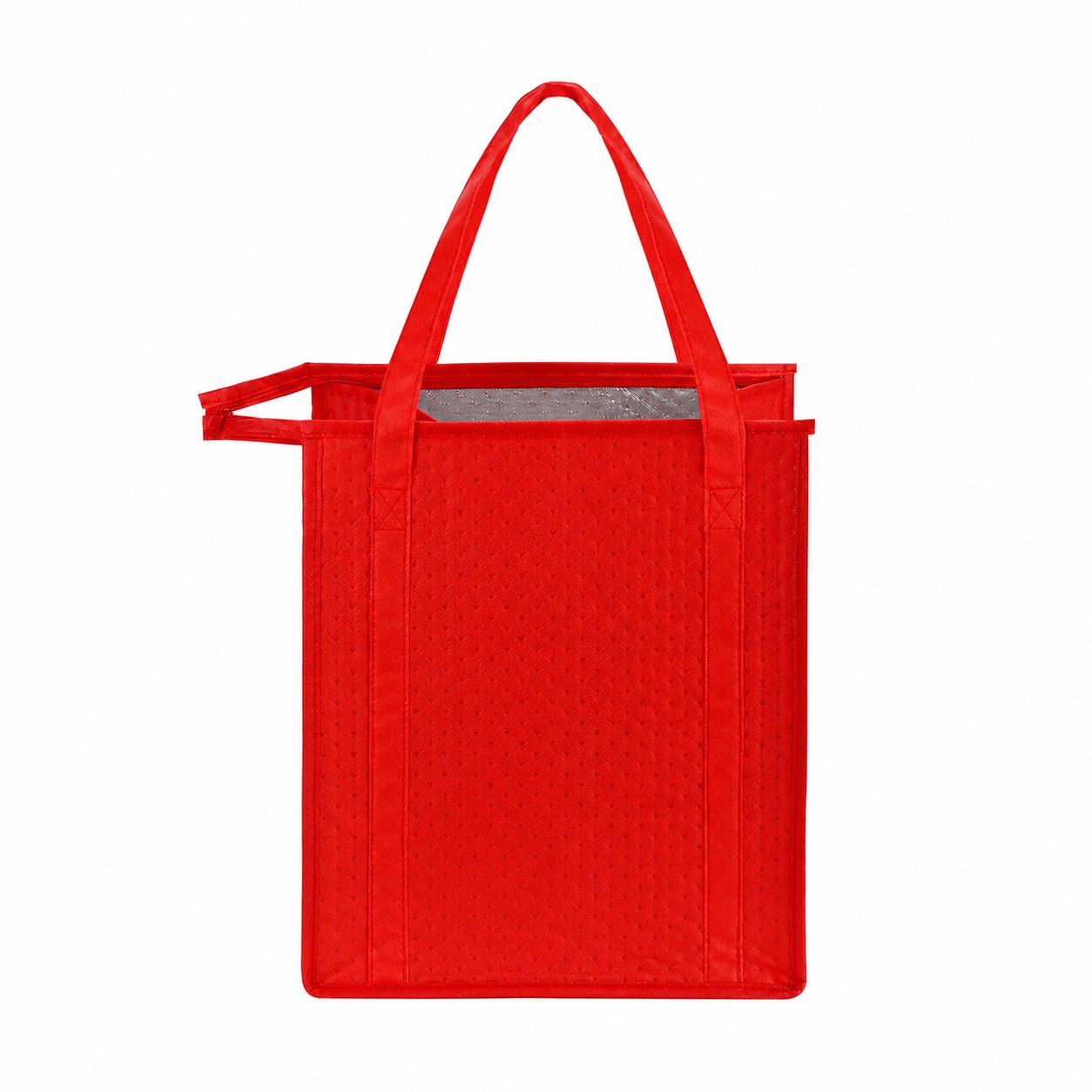 Thermal Reinforced Handles Cooler Tote — Red