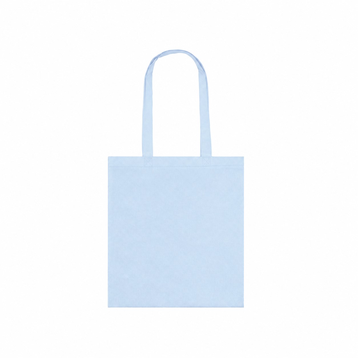 80GSM Non-Woven Reinforced Handles Tote Bag — Baby Blue