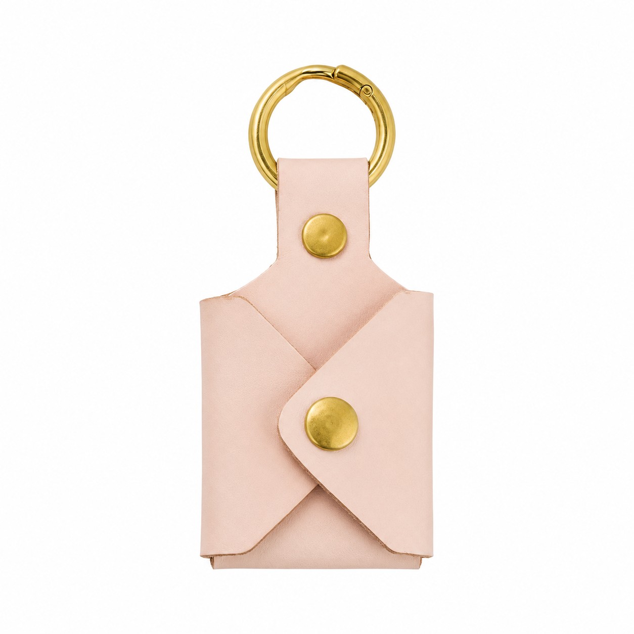Leather Foldover Photo Case Keychain — view 2