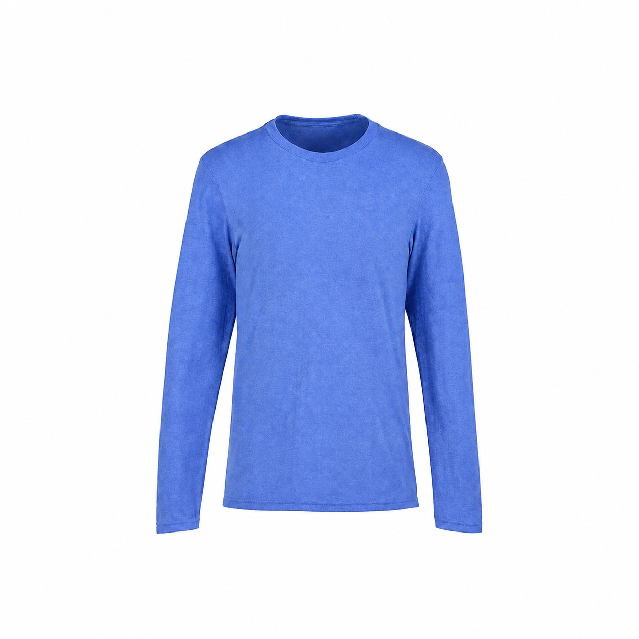 Tri Blend Long Sleeve T Shirt — Blue