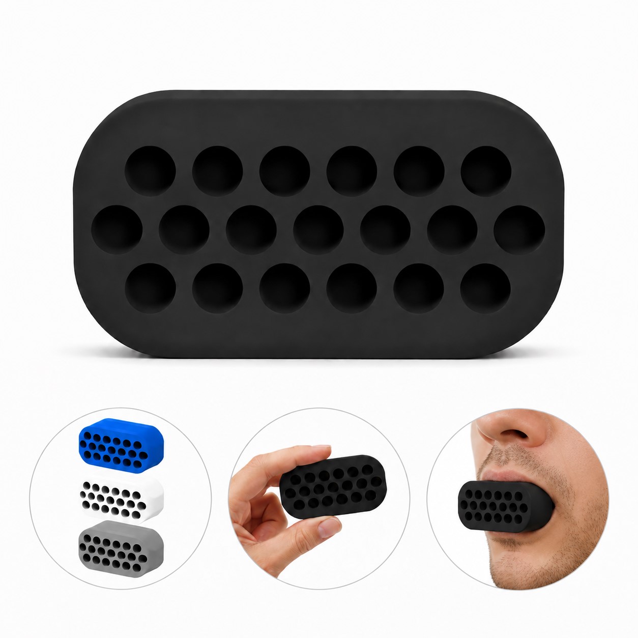 Silicone Jaw Training And Massage Tool