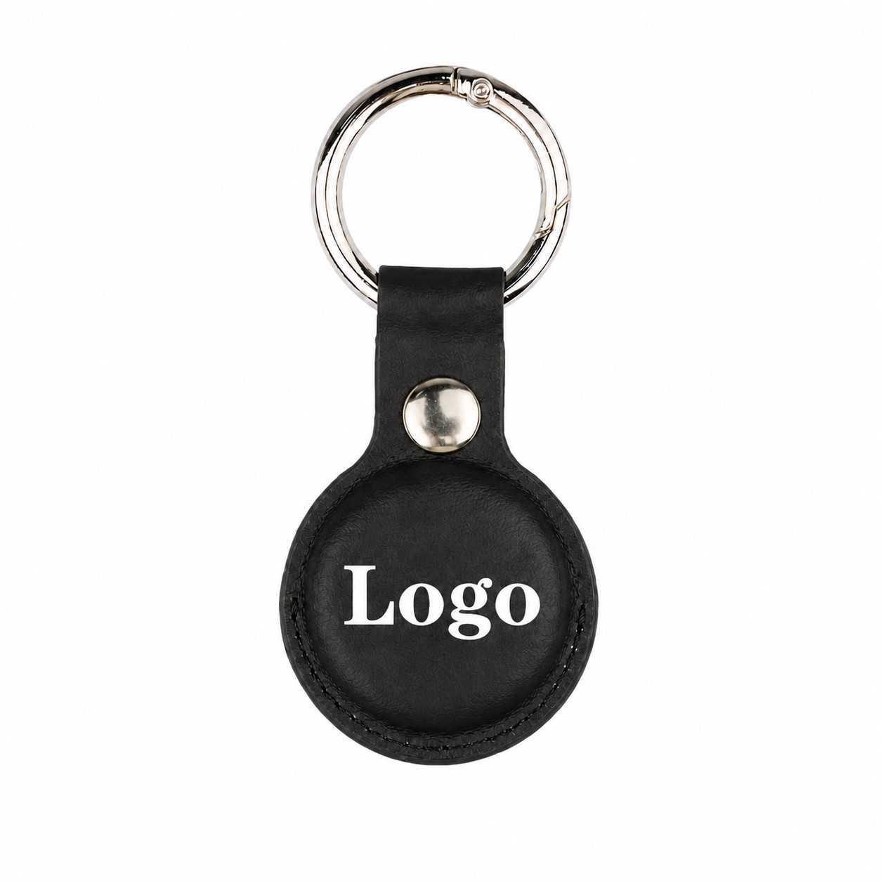 Silicone Tracker Holder Keychain — Black