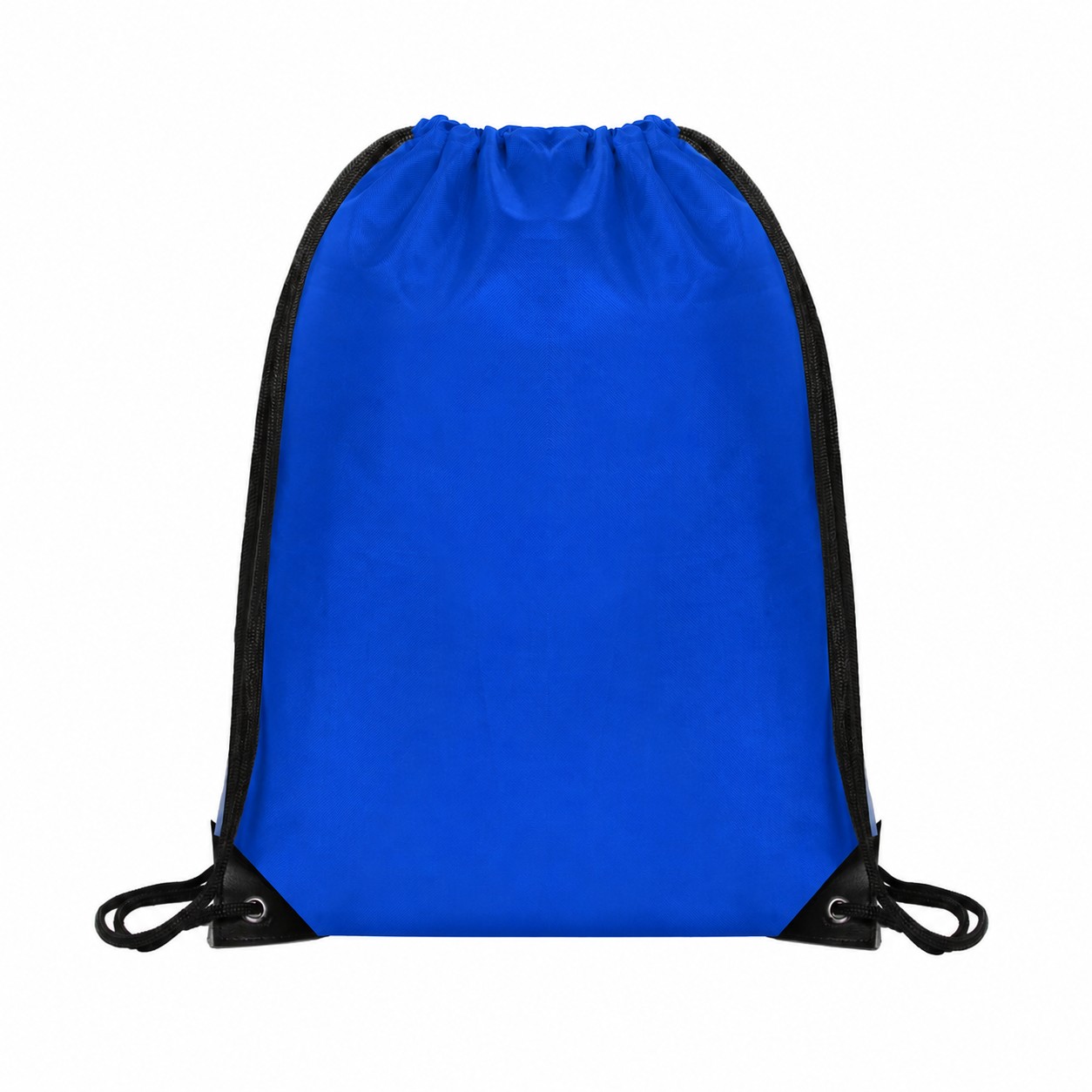 Metal Grommets Drawcord Closure Drawstring Bag — Royal Blue