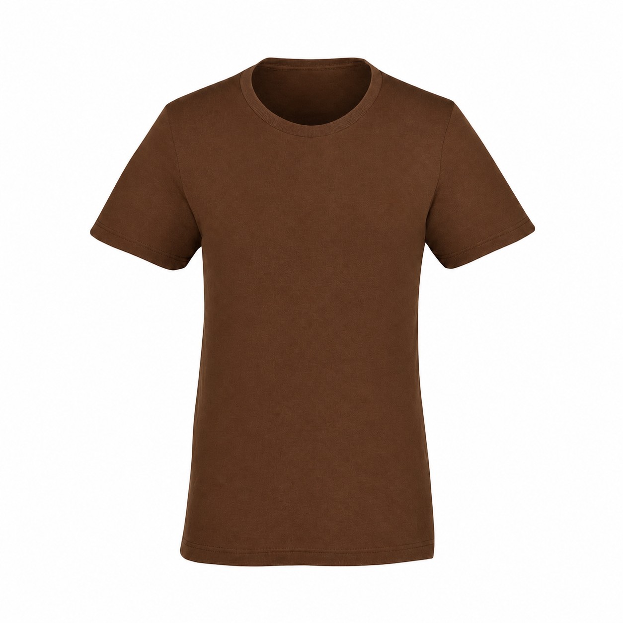 Tri-Blend Crewneck Short Sleeve T-Shirt — Brown