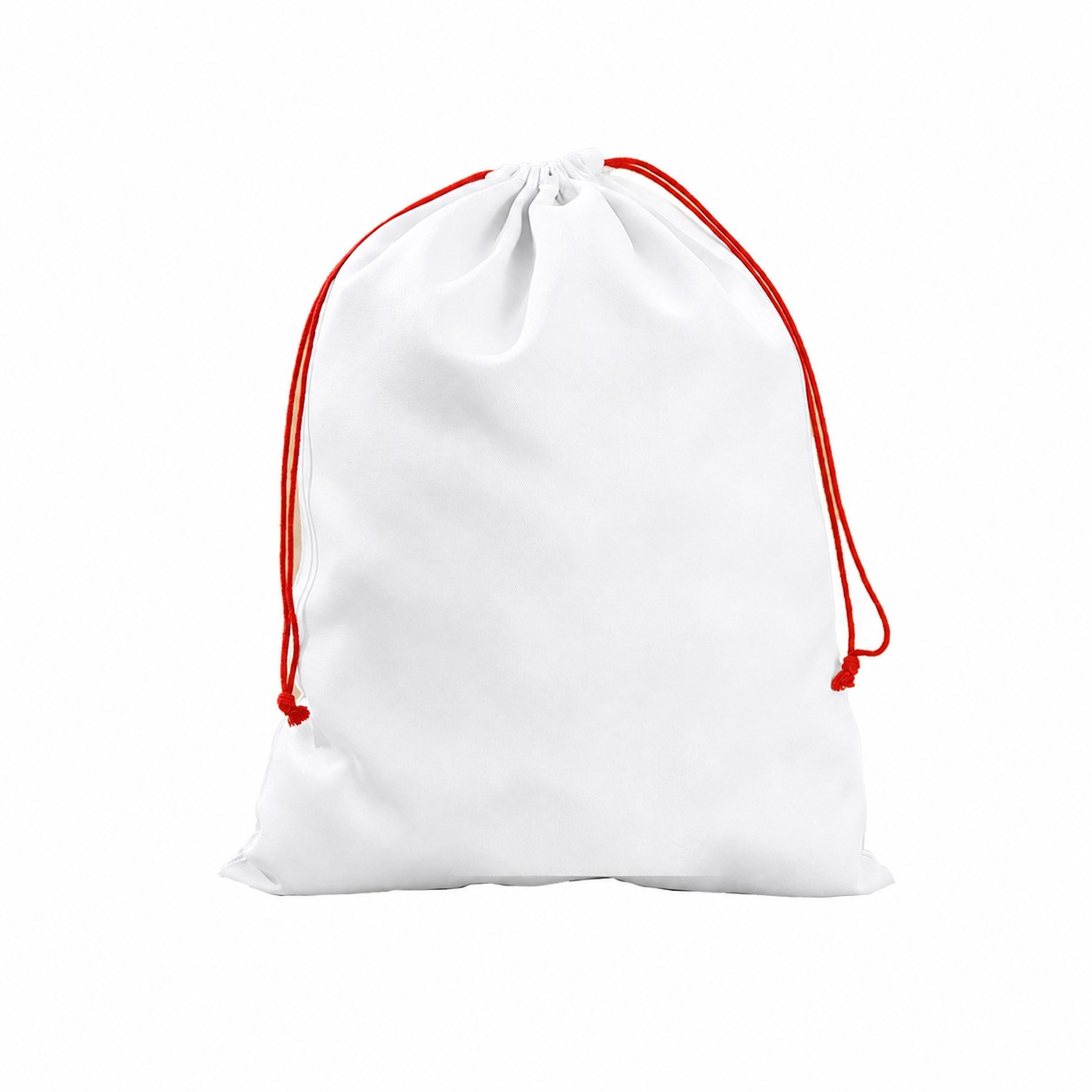 Cotton Drawstring Gift Sack — White