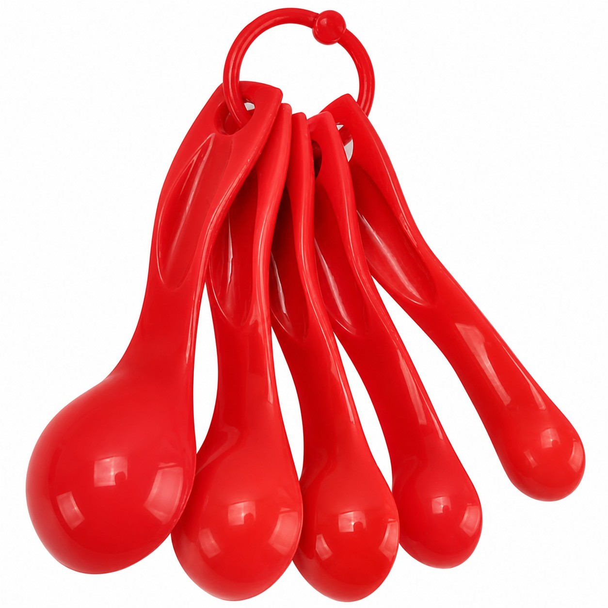 Five Piece Plastic Measuring Spoon Set — view 6