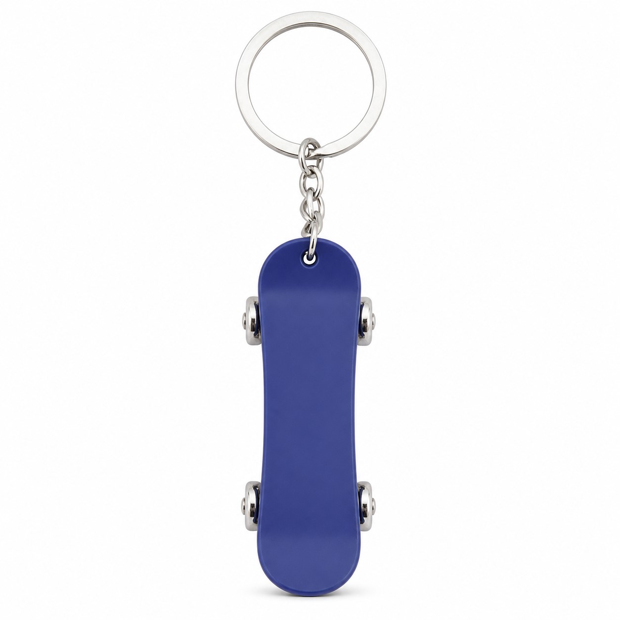 Mini Metal Skateboard Key Ring — view 2