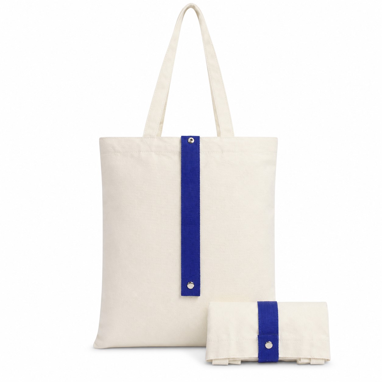 Foldable Canvas Tote With Reinforced Handles — view 2
