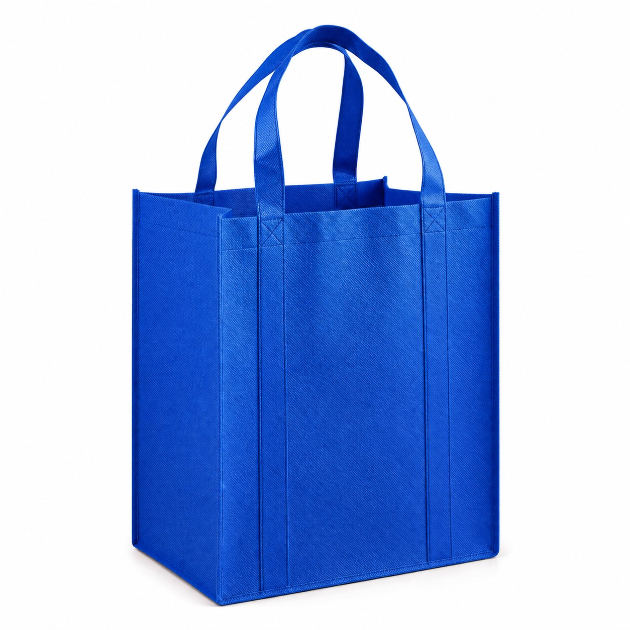 Reinforced Polypropylene Shopping Tote — Blue
