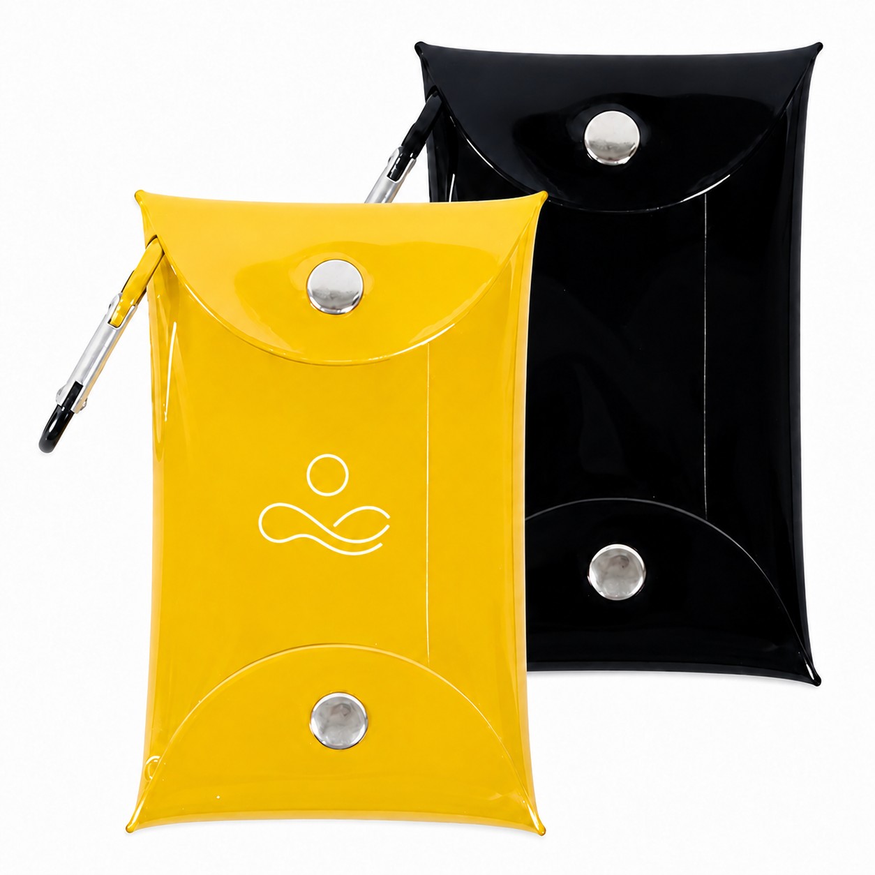 Transparent PVC Coin Purse With Clip — view 1