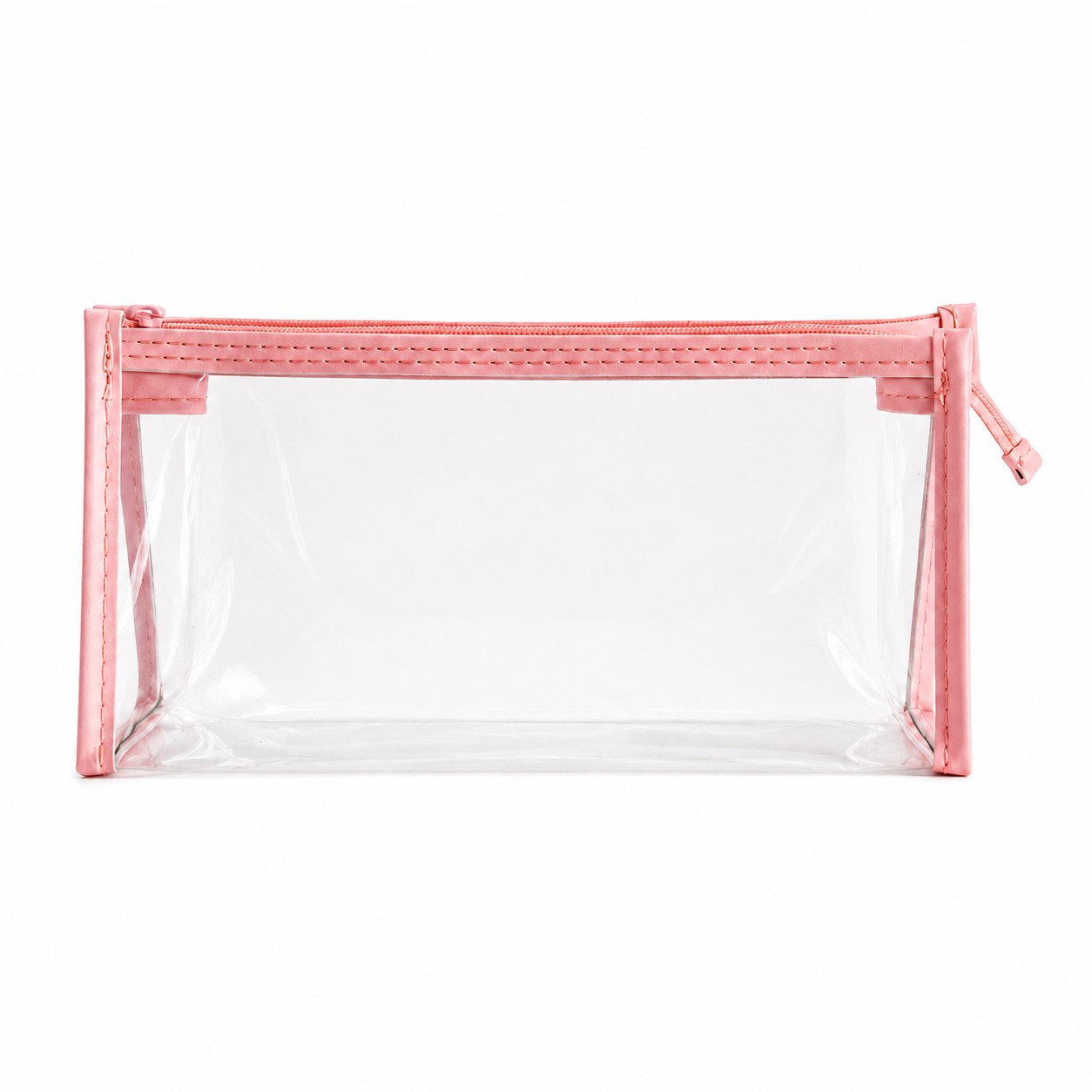 Clear PVC Top Zipper Pencil Case — view 2