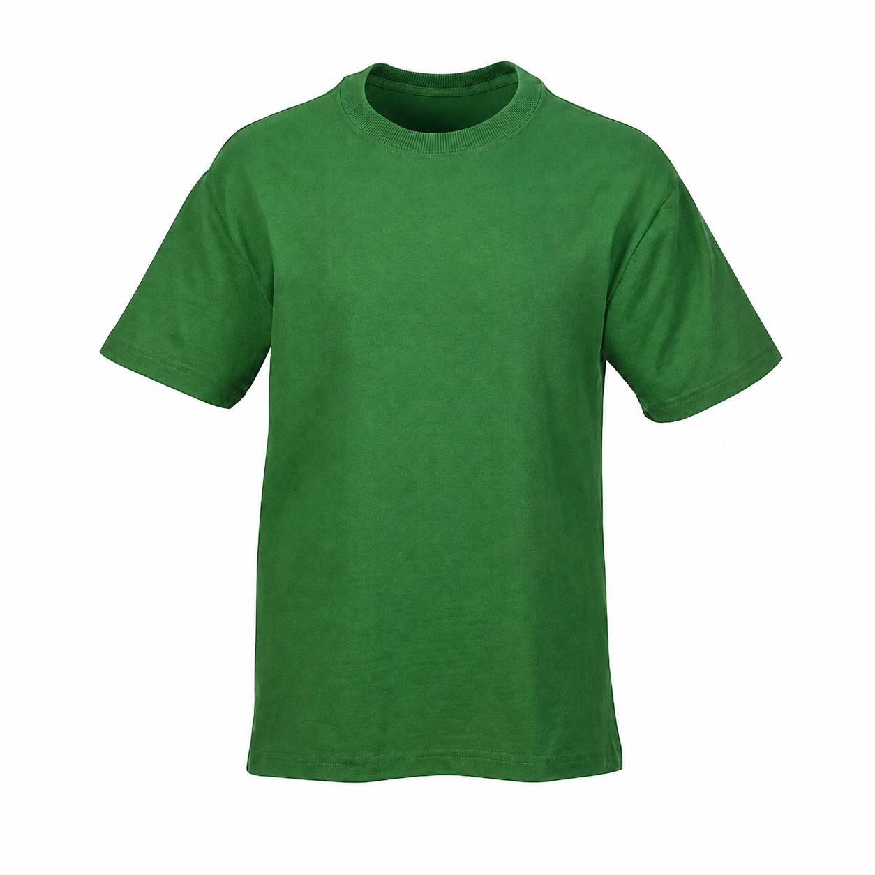 Heavyweight Cotton Polyester Crewneck Shirt — Green