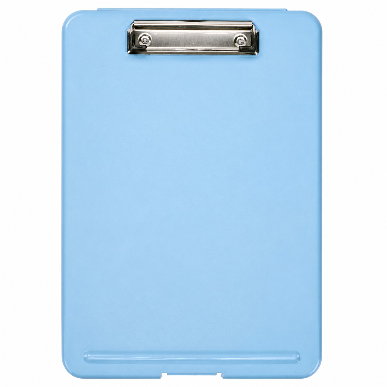 PP Plastic Clipboard Storage Case — Light Blue
