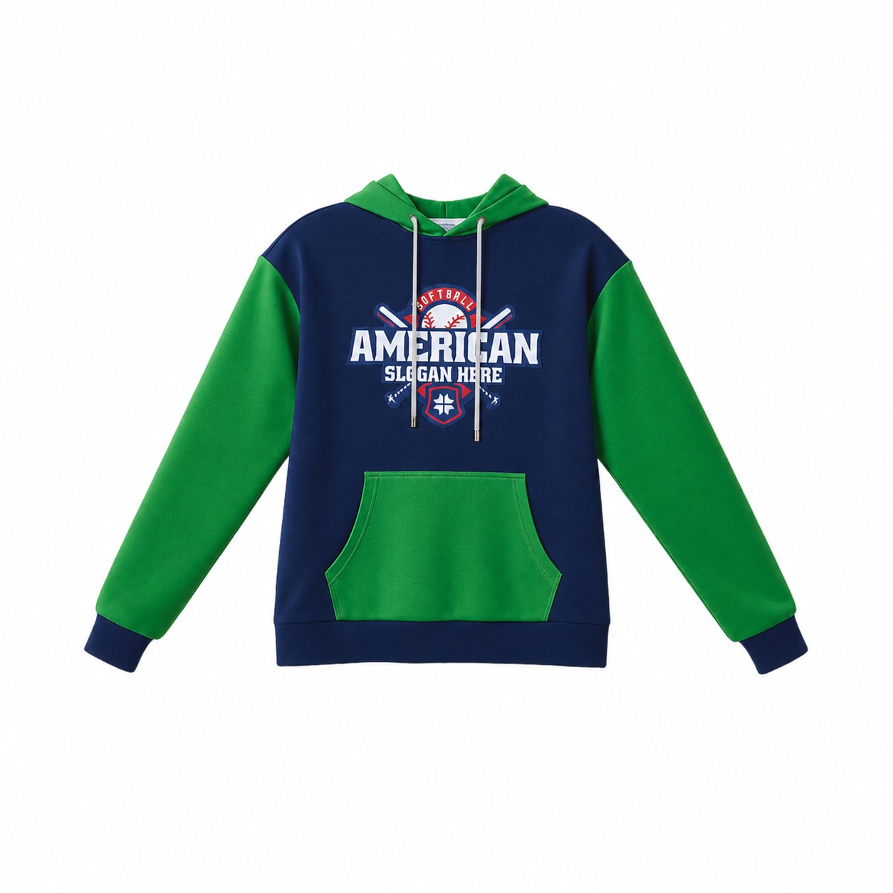 Composite Cotton Athletic Fit Hoodie — Green