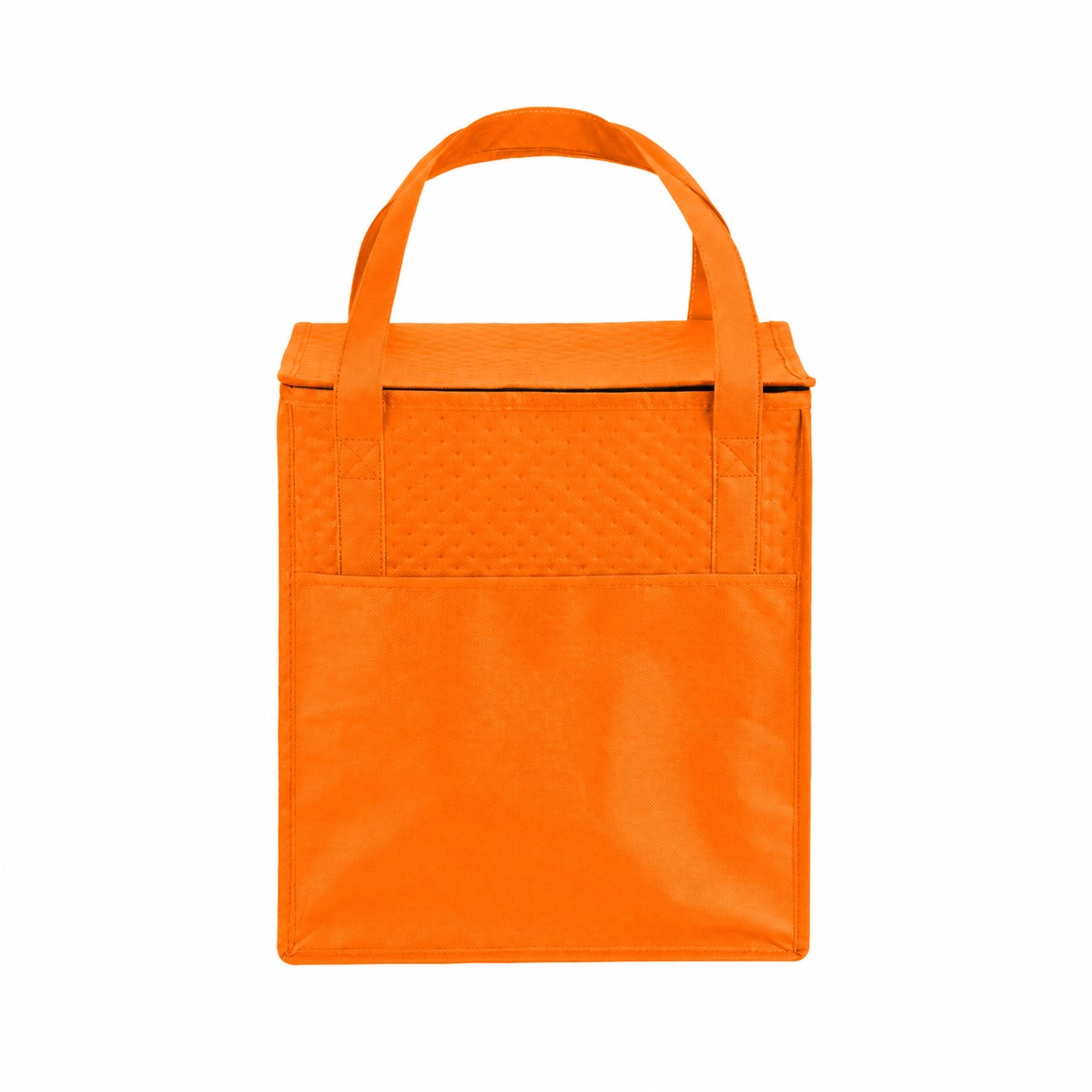 Insulated Non-Woven Shopping Tote — Orange