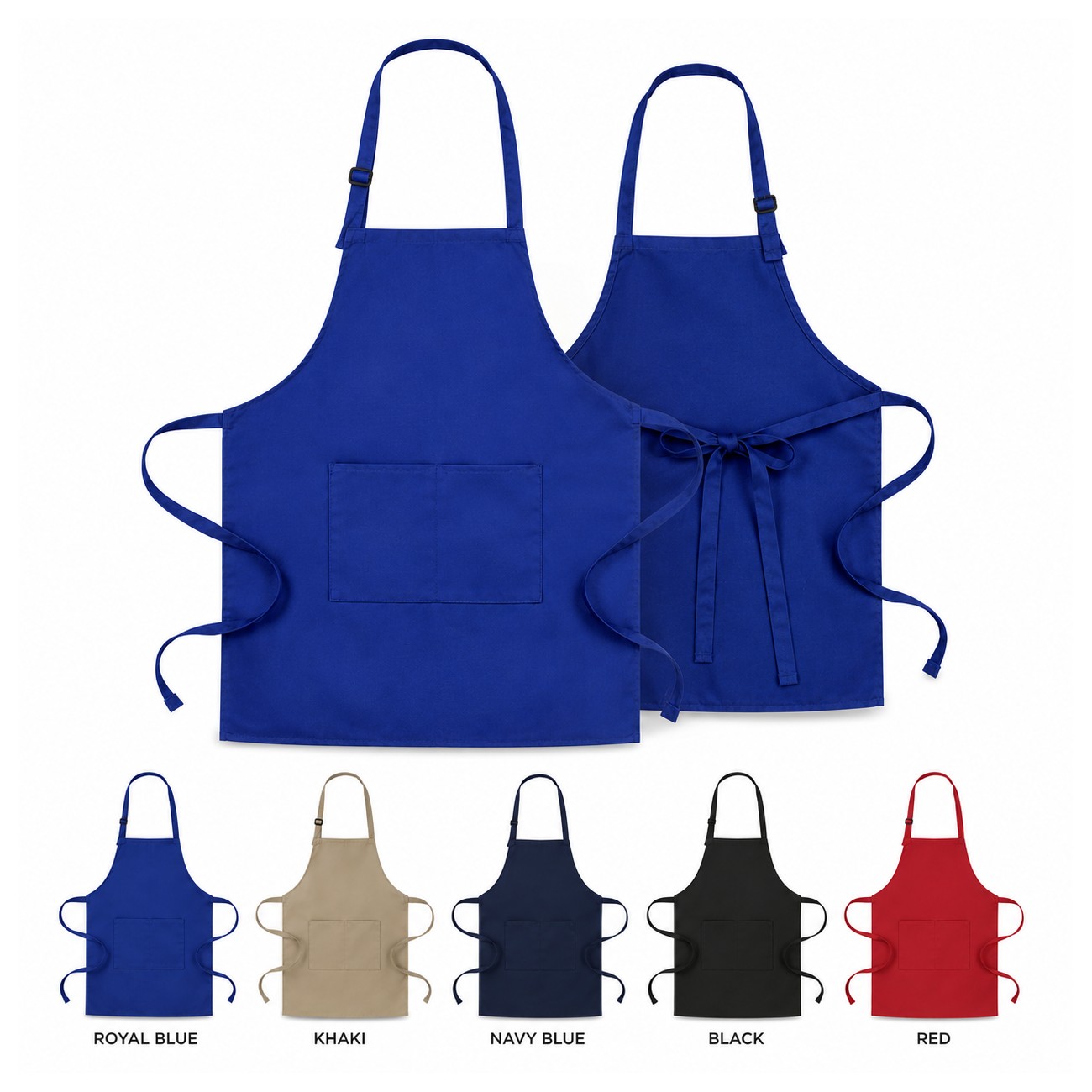 Poly Cotton Two Pocket Apron
