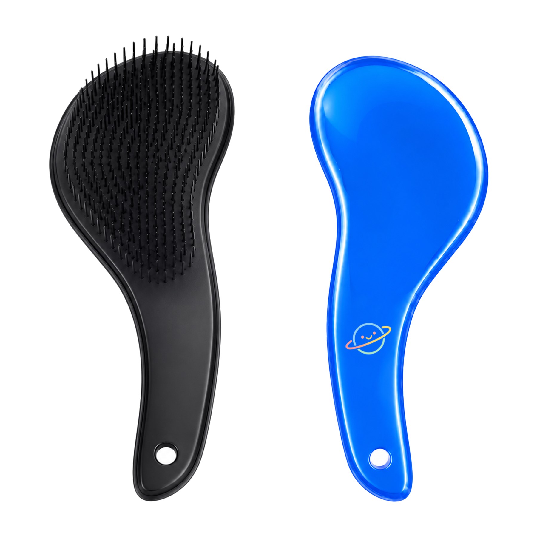 Electroplated Curved Pet Detangling Brush