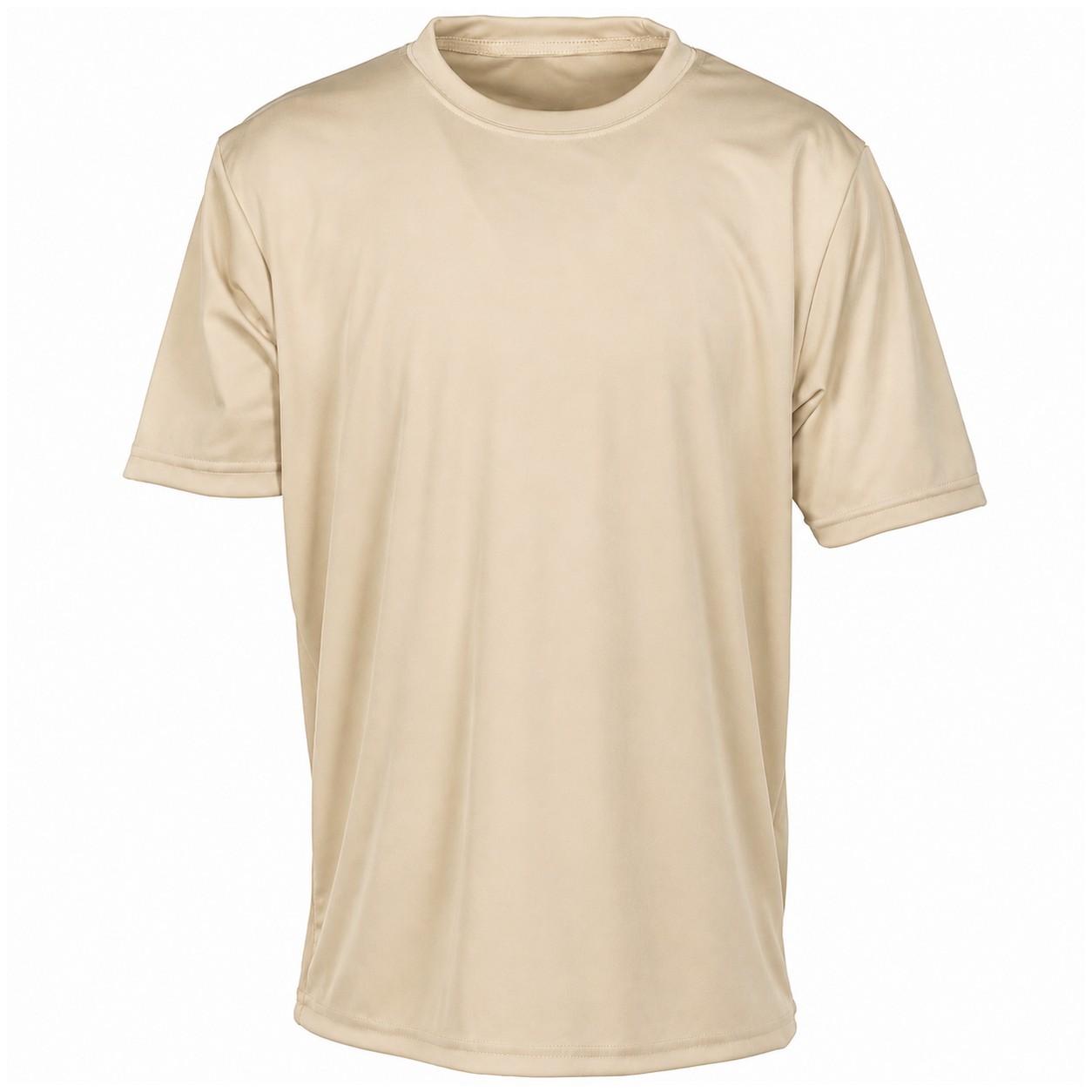 Youth Recycled Polyester Cooling Tee — Beige