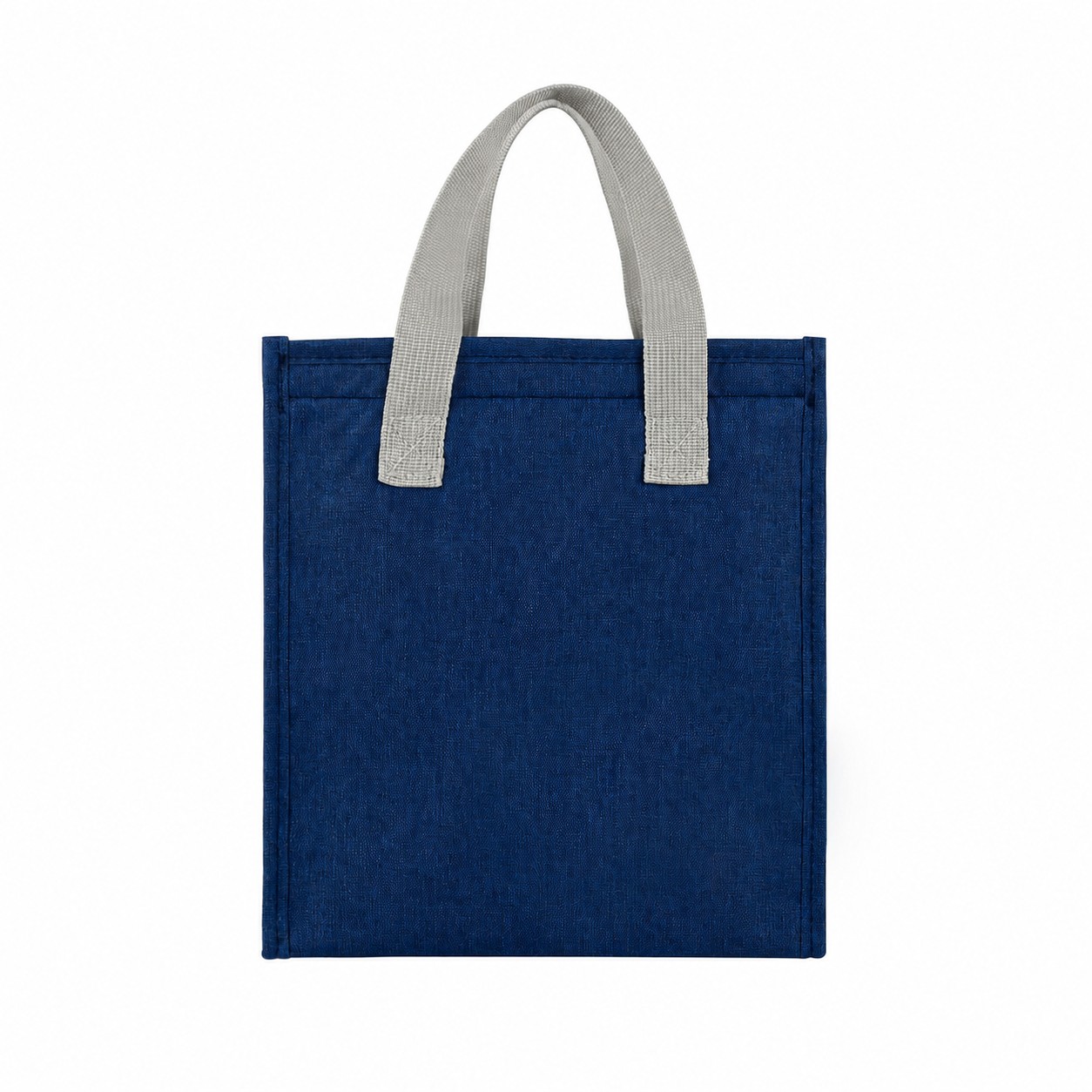 Insulated Lining Tote Bag — Denim Blue