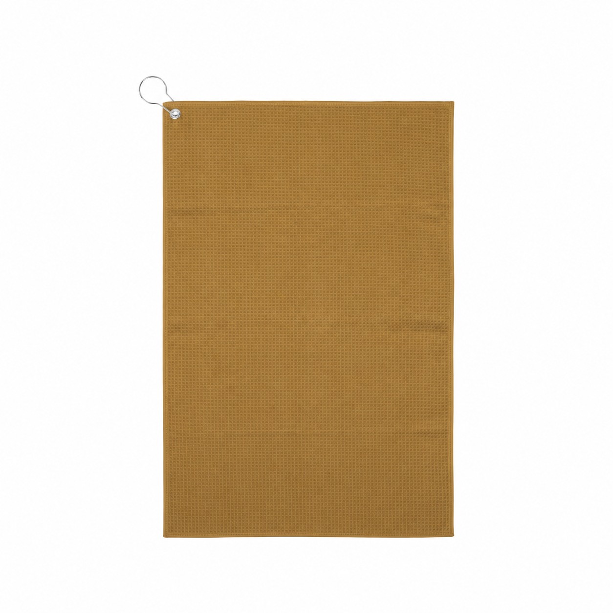 16" Waffle Golf Towel — Bronze Gold
