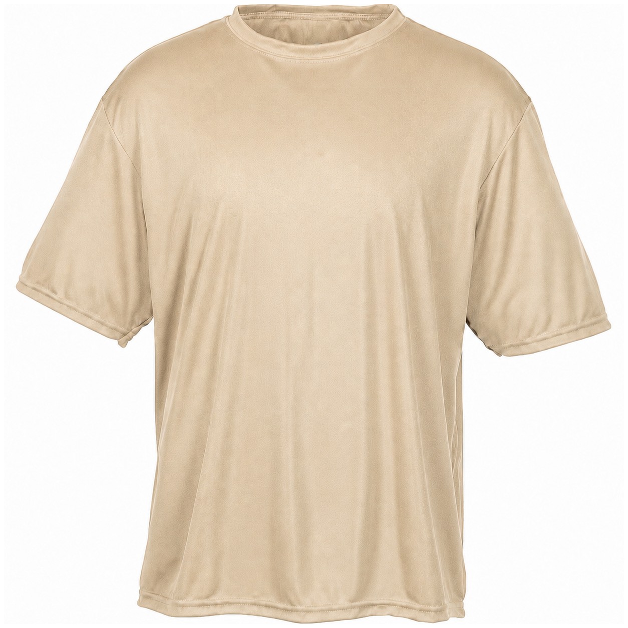 Men's Cooling Recycled Polyester Tee — Beige