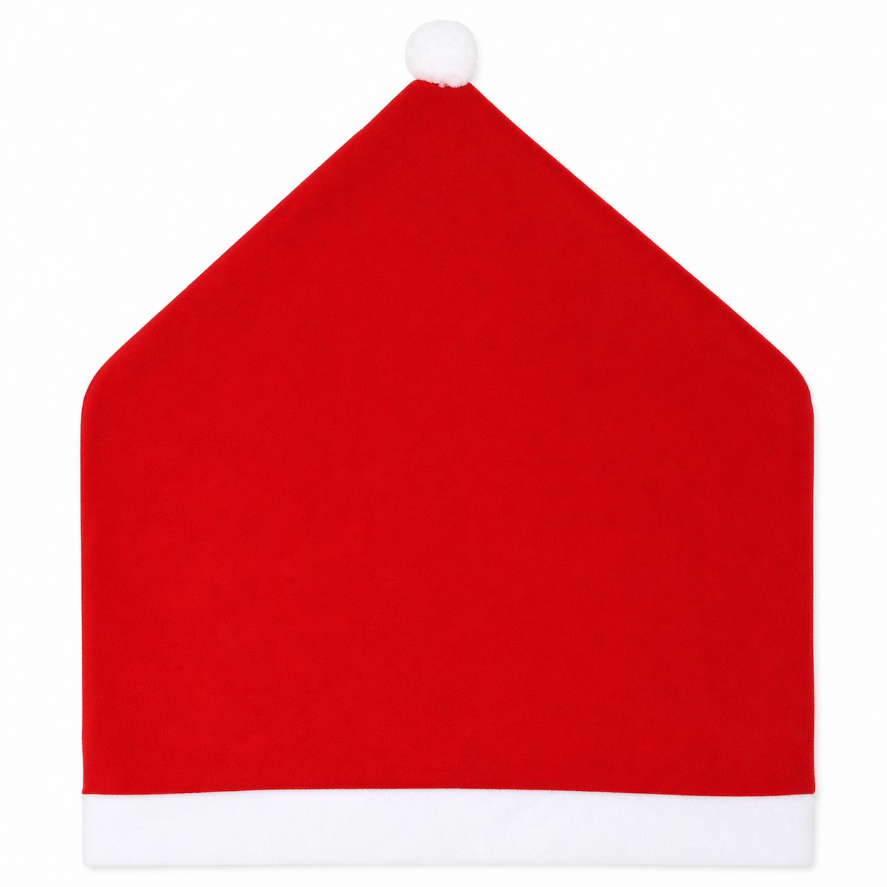 Velvet Santa Hat Chair Back Cover — view 2
