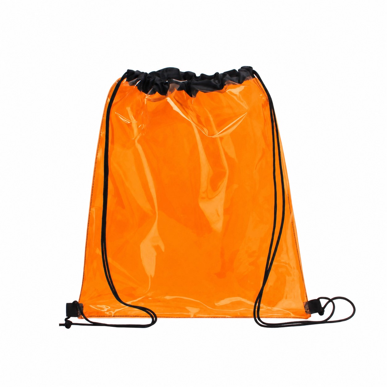 PVC Drawstring Bag — Orange