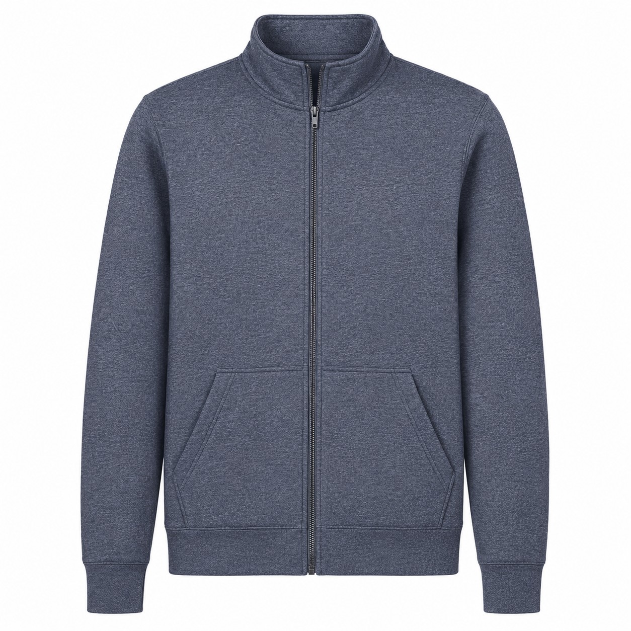 Cadet Collar Full Zip Sweatshirt — view 2
