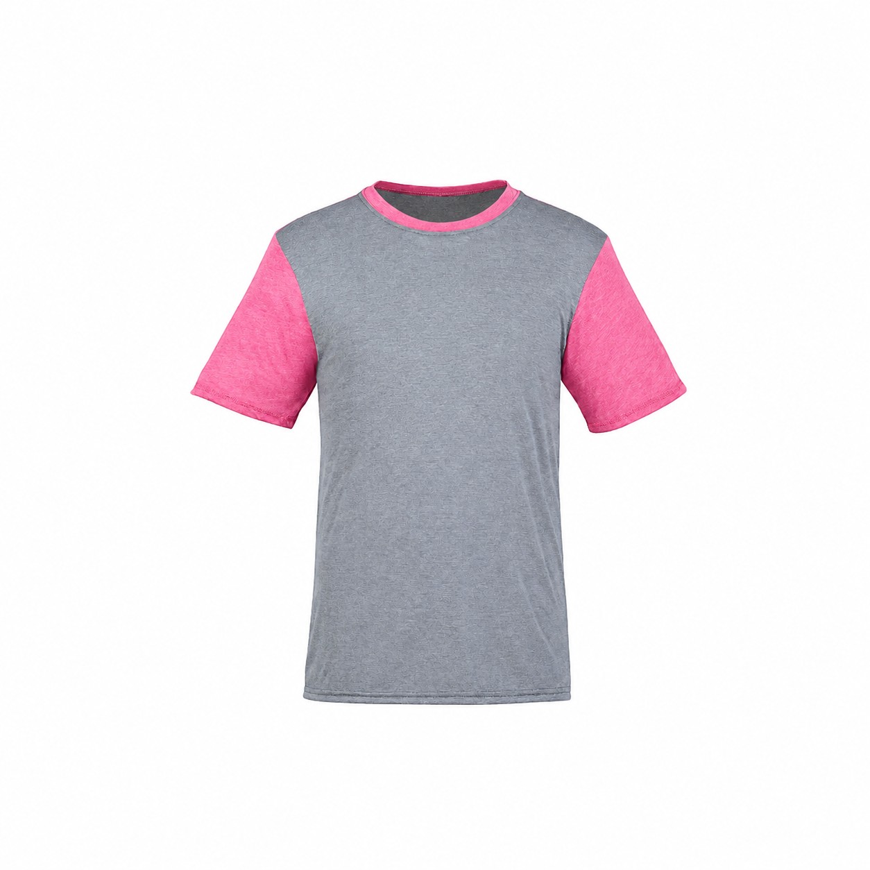 Tri Blend Contrast Ringer Tee — Pink