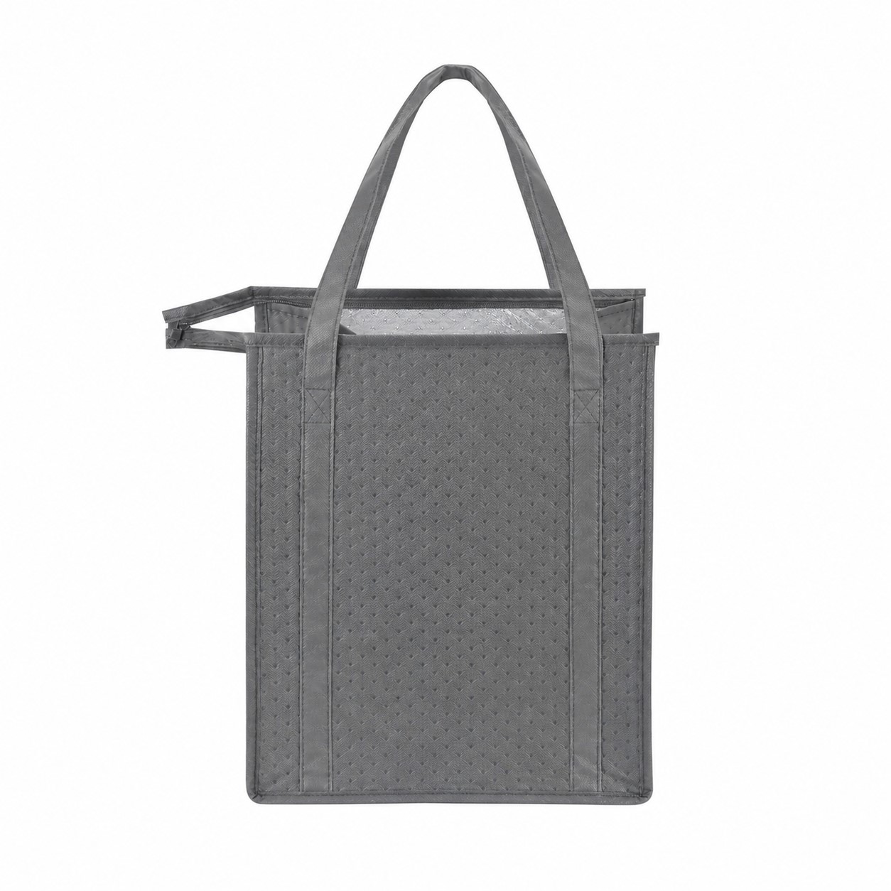 Thermal Reinforced Handles Cooler Tote — Gray